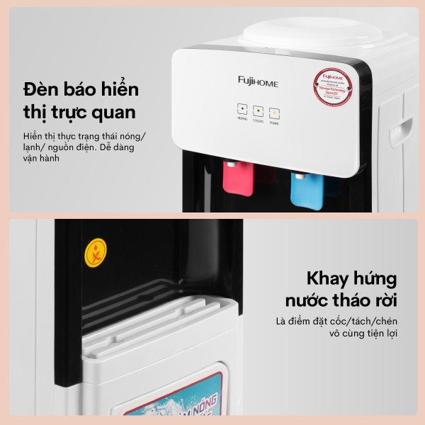 Hình ảnh chi tiết Cây nước nóng lạnh FUJIHOME WD2002E - Ảnh số 3