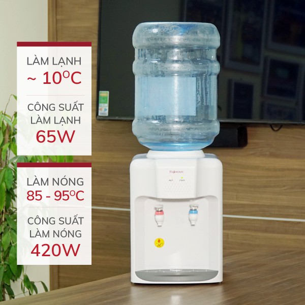 Hình ảnh chi tiết Cây nước nóng lạnh để bàn mini Fujihome WD5510E - Ảnh số 3