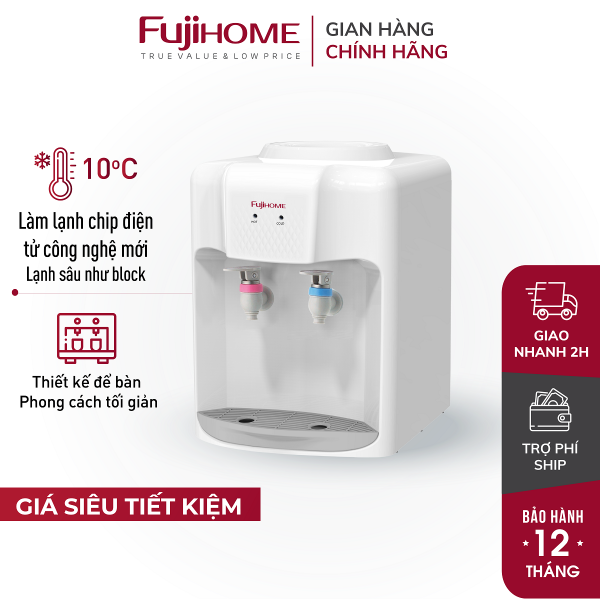 Hình ảnh chi tiết Cây nước nóng lạnh để bàn mini Fujihome WD5510E - Ảnh số 4