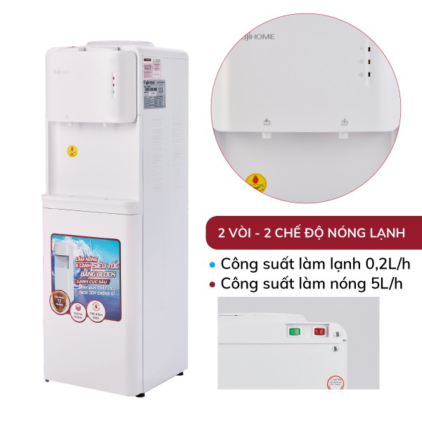 Hình ảnh chi tiết Cây nước nóng lạnh cao cấp Fujihome WD531C - Ảnh số 4