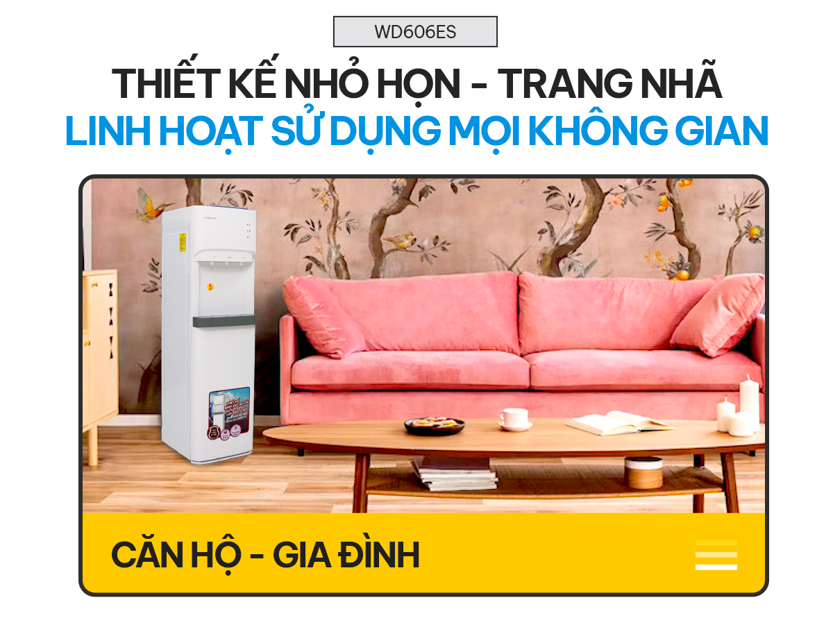 Hình ảnh chi tiết Cây nước nóng lạnh bình âm cao cấp Fujihome WD606ES - Ảnh số 16