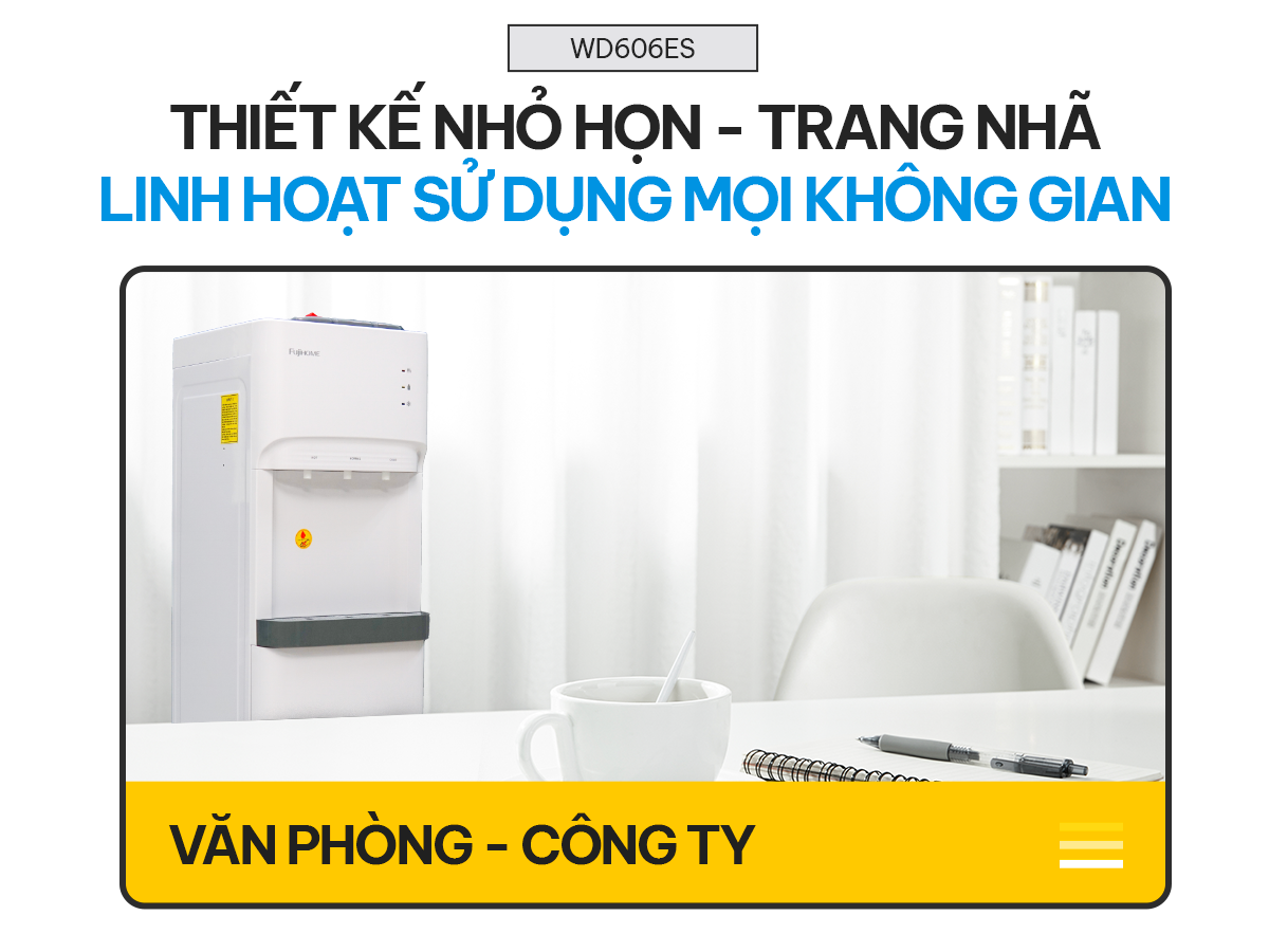 Hình ảnh chi tiết Cây nước nóng lạnh bình âm cao cấp Fujihome WD606ES - Ảnh số 17