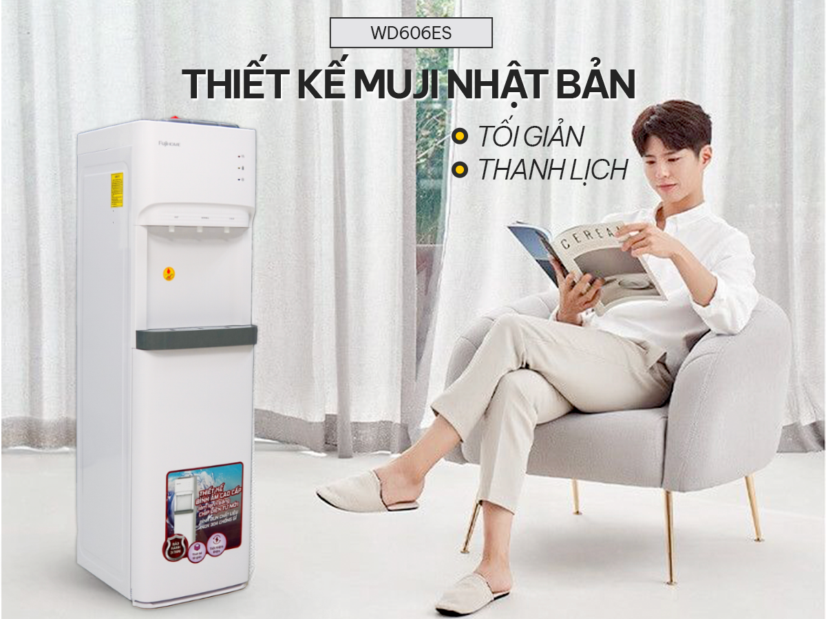 Hình ảnh chi tiết Cây nước nóng lạnh bình âm cao cấp Fujihome WD606ES - Ảnh số 22