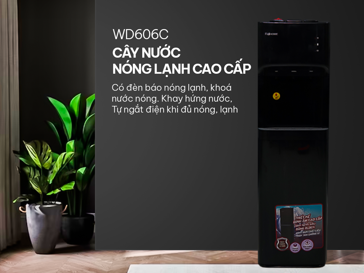 Hình ảnh chi tiết Cây nước nóng lạnh bình âm cao cấp Fujihome WD606C - Ảnh số 19