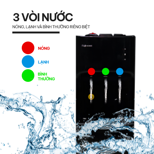 Hình ảnh chi tiết Cây nước nóng lạnh bình âm cao cấp Fujihome WD606C - Ảnh số 3