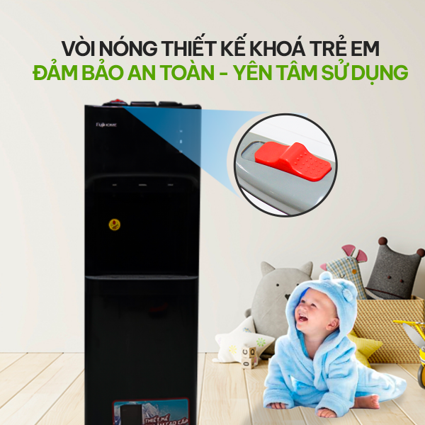 Hình ảnh chi tiết Cây nước nóng lạnh bình âm cao cấp Fujihome WD606C - Ảnh số 8