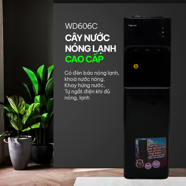 Hình ảnh chi tiết Cây nước nóng lạnh bình âm cao cấp Fujihome WD606C - Ảnh số 10