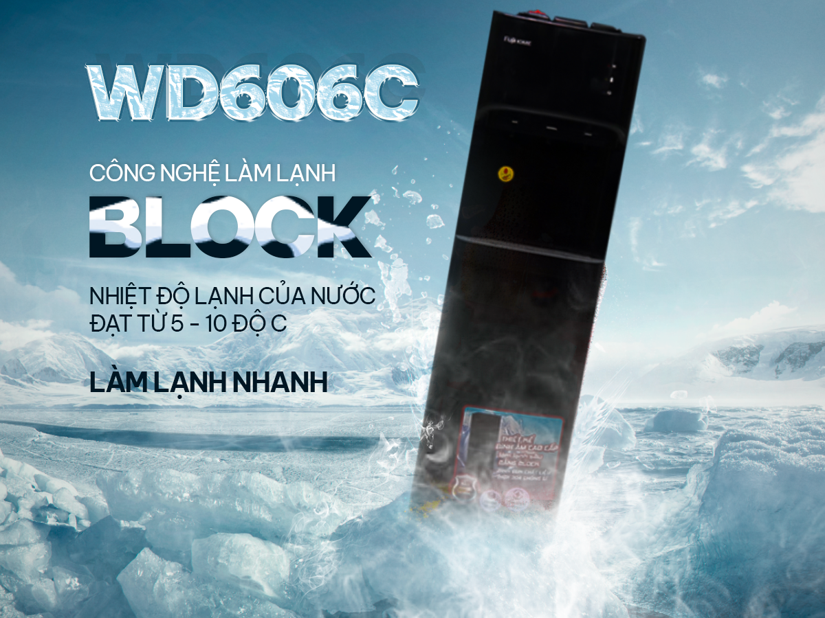 Hình ảnh chi tiết Cây nước nóng lạnh bình âm cao cấp Fujihome WD606C - Ảnh số 11