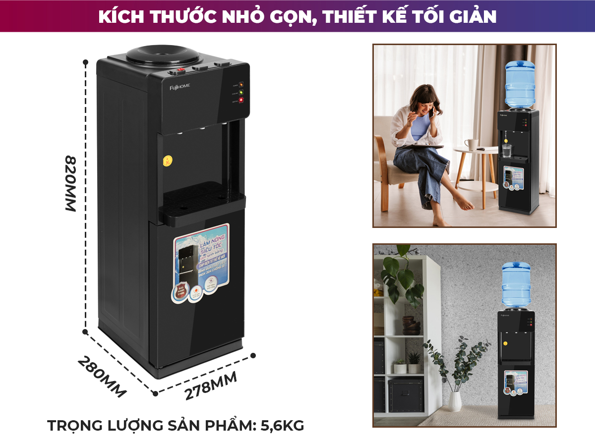 Hình ảnh chi tiết Cây nước nóng lạnh FUJIHOME WD61E - Ảnh số 19