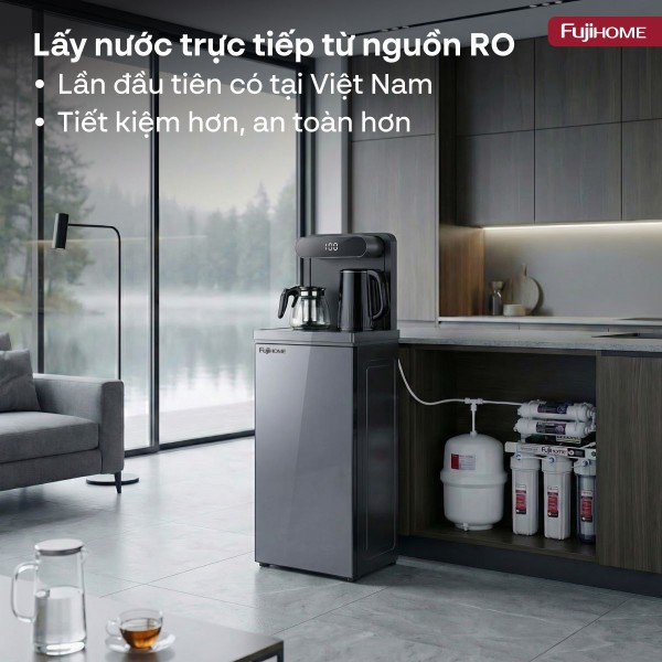 Hình ảnh chi tiết Cây nước nóng lạnh kết hợp bàn pha trà,  cafe Fujihome TB392N - Ảnh số 13