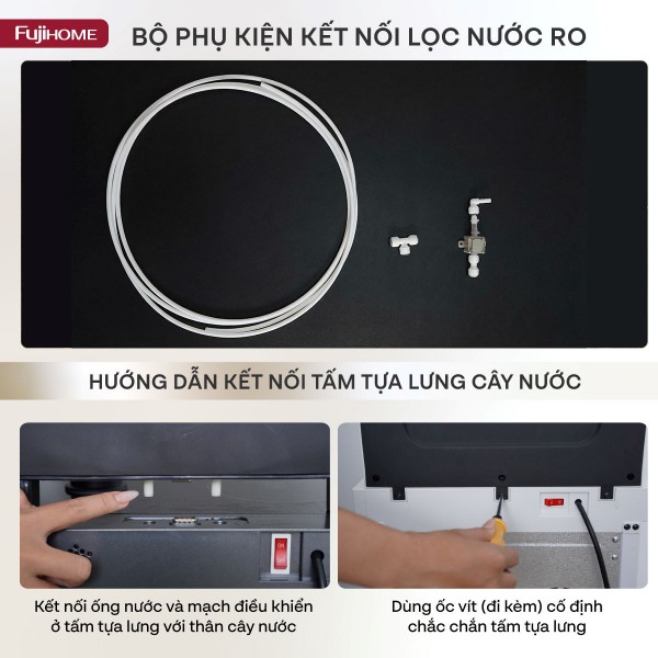 Hình ảnh chi tiết Cây nước nóng lạnh kết hợp bàn pha trà,  cafe Fujihome TB392N - Ảnh số 8