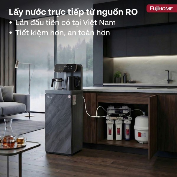 Hình ảnh chi tiết Cây nước nóng lạnh kết hợp bàn pha trà,  cafe Fujihome TB243AN - Ảnh số 12