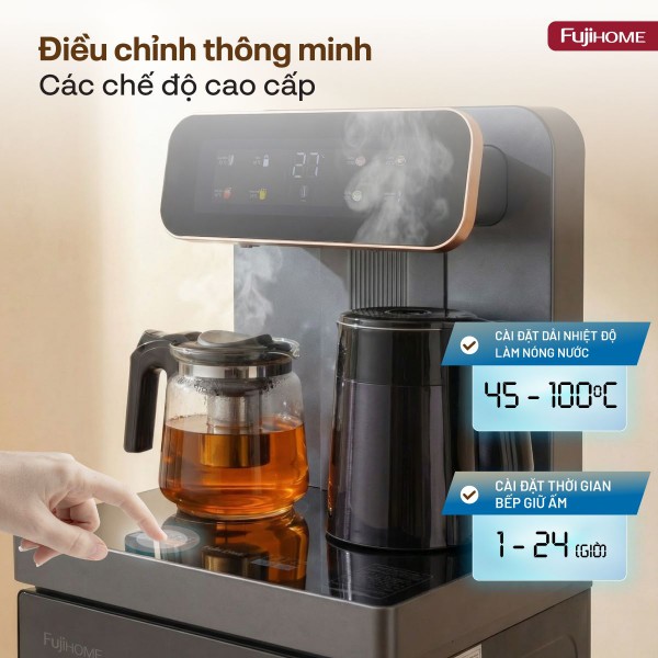 Hình ảnh chi tiết Cây nước nóng lạnh kết hợp bàn pha trà,  cafe Fujihome TB243AN - Ảnh số 7