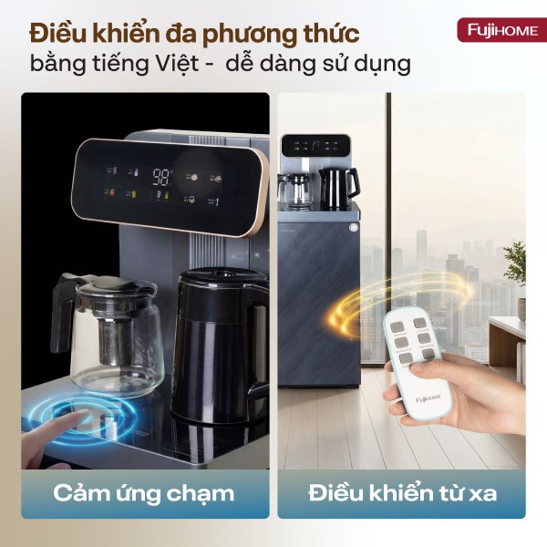 Hình ảnh chi tiết Cây nước nóng lạnh kết hợp bàn pha trà,  cafe Fujihome TB243AN - Ảnh số 8