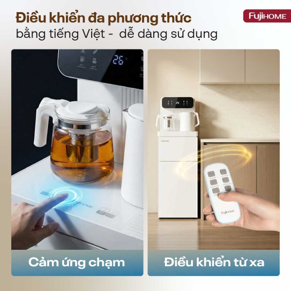 Hình ảnh chi tiết Cây nước nóng lạnh kết hợp bàn pha trà, cafe Fujihome TB237N - Ảnh số 2