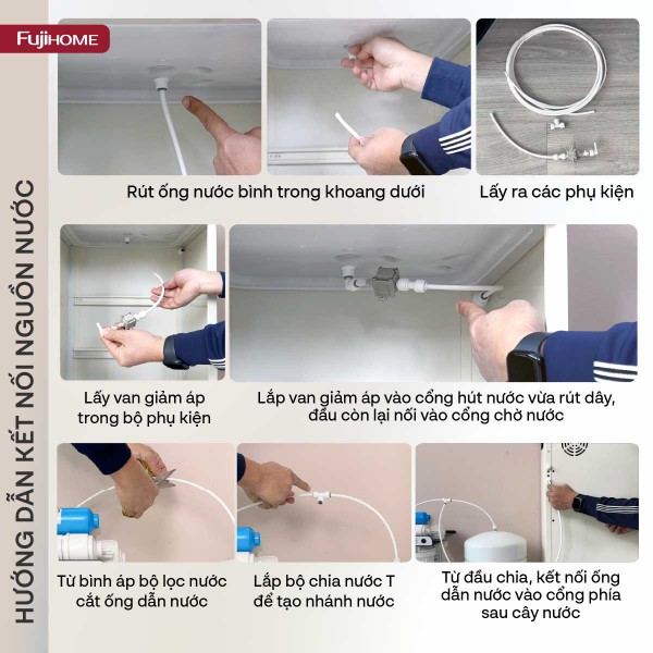 Hình ảnh chi tiết Cây nước nóng lạnh kết hợp bàn pha trà, cafe Fujihome TB237N - Ảnh số 12
