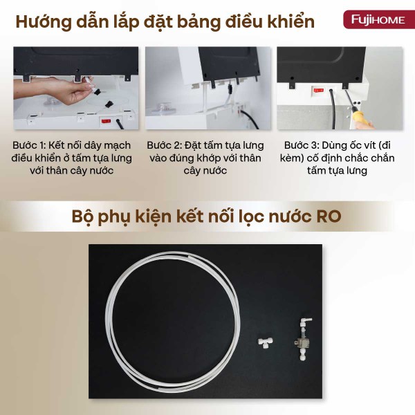 Hình ảnh chi tiết Cây nước nóng lạnh kết hợp bàn pha trà, cafe Fujihome TB237N - Ảnh số 13