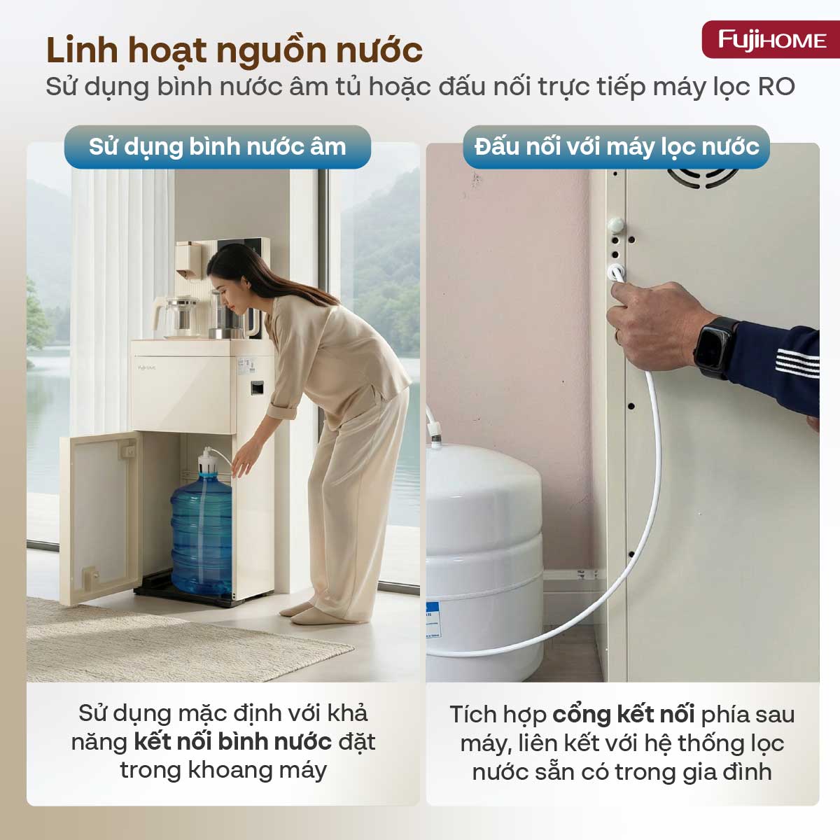 Hình ảnh chi tiết Cây nước bàn trà cao cấp có ngăn khử khuẩn UV Fujihome TB238N-UV - Ảnh số 27