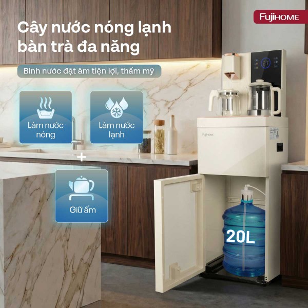 Hình ảnh chi tiết Cây nước bàn trà cao cấp có ngăn khử khuẩn UV Fujihome TB238N-UV - Ảnh số 9