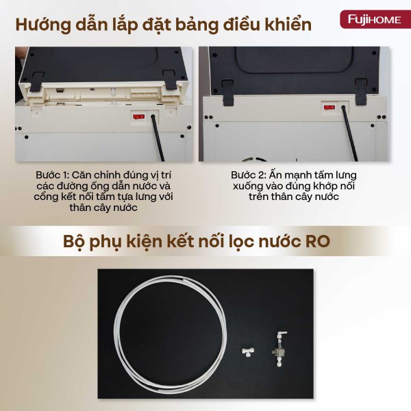 Hình ảnh chi tiết Cây nước bàn trà cao cấp có ngăn khử khuẩn UV Fujihome TB238N-UV - Ảnh số 11