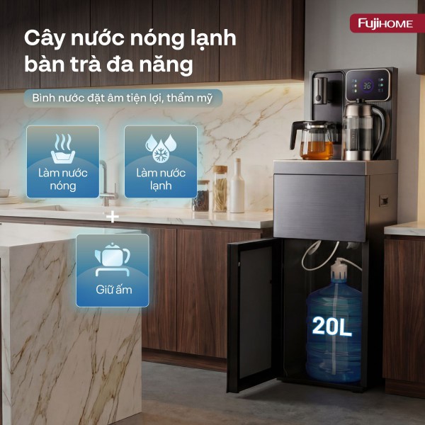 Hình ảnh chi tiết Cây nước bàn trà cao cấp có ngăn khử khuẩn UV Fujihome TB241N-UV - Ảnh số 9
