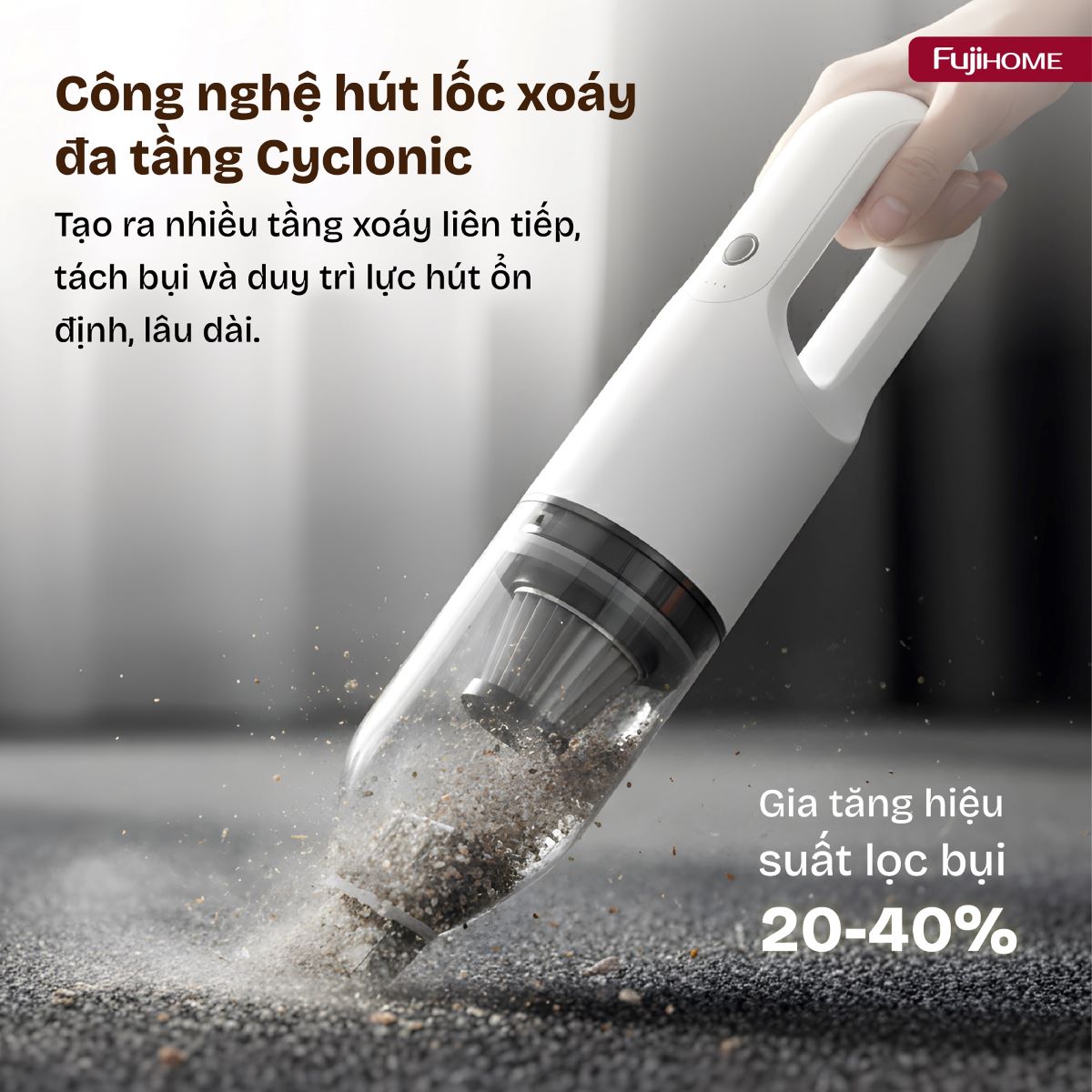 Hình ảnh chi tiết Máy hút bụi cầm tay Fujihome VC01 - Ảnh số 21