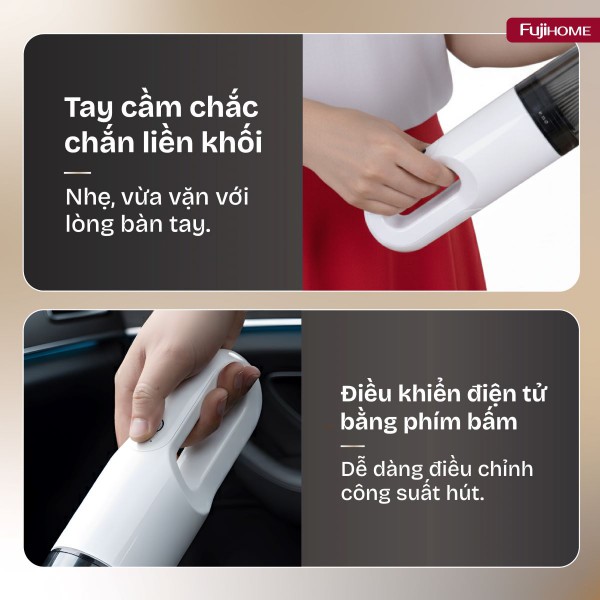 Hình ảnh chi tiết Máy hút bụi cầm tay Fujihome VC01 - Ảnh số 4