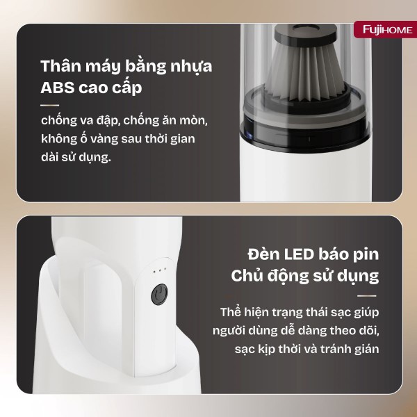 Hình ảnh chi tiết Máy hút bụi cầm tay Fujihome VC01 - Ảnh số 5