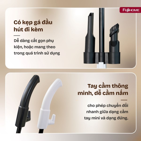 Hình ảnh chi tiết Máy hút bụi cầm tay Fujihome VC06W - Ảnh số 7