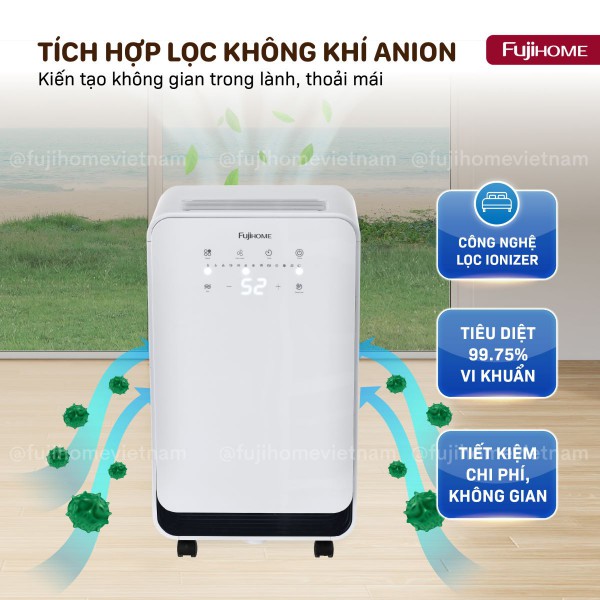 Hình ảnh chi tiết Máy hút ẩm dân dụng Fujihome DH10 - Ảnh số 12