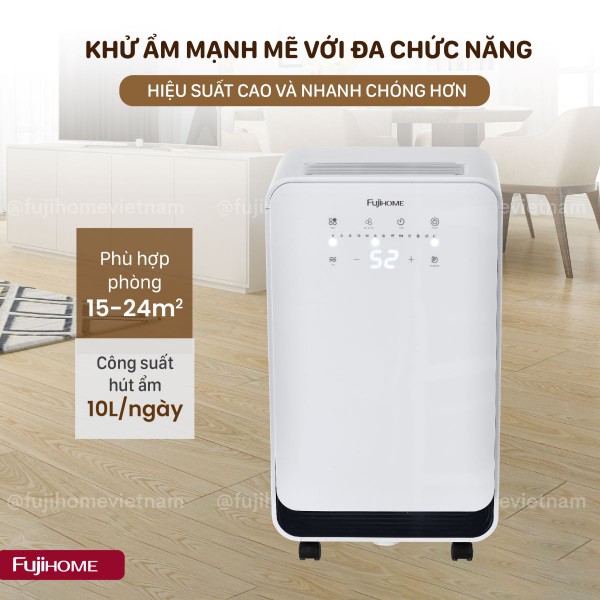 Hình ảnh chi tiết Máy hút ẩm dân dụng Fujihome DH10 - Ảnh số 3