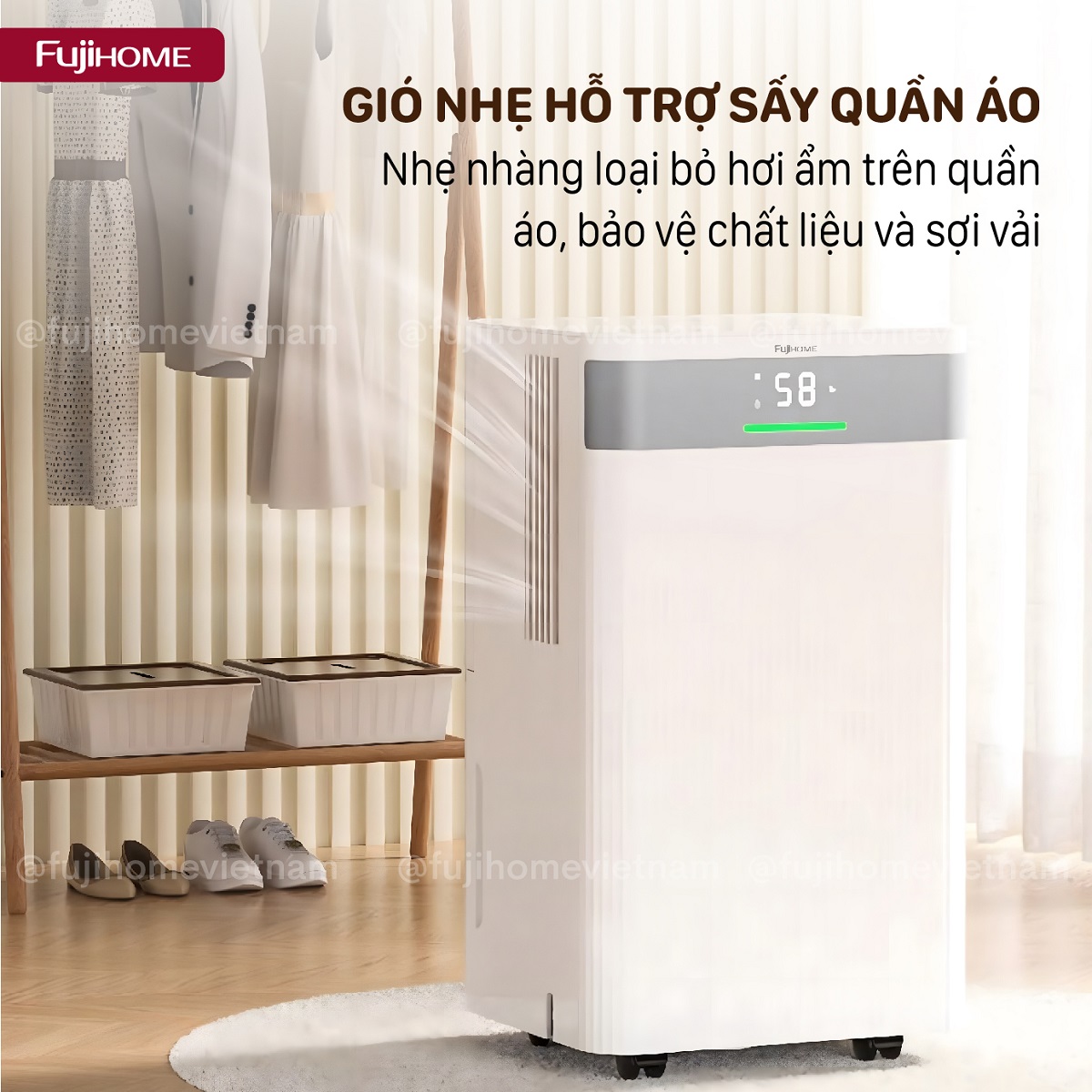 Hình ảnh chi tiết Máy hút ẩm dân dụng Fujihome DH12NW - Ảnh số 19