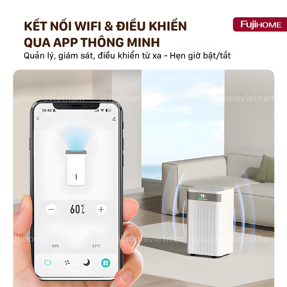 Hình ảnh chi tiết Máy hút ẩm dân dụng Fujihome DH12NW - Ảnh số 20