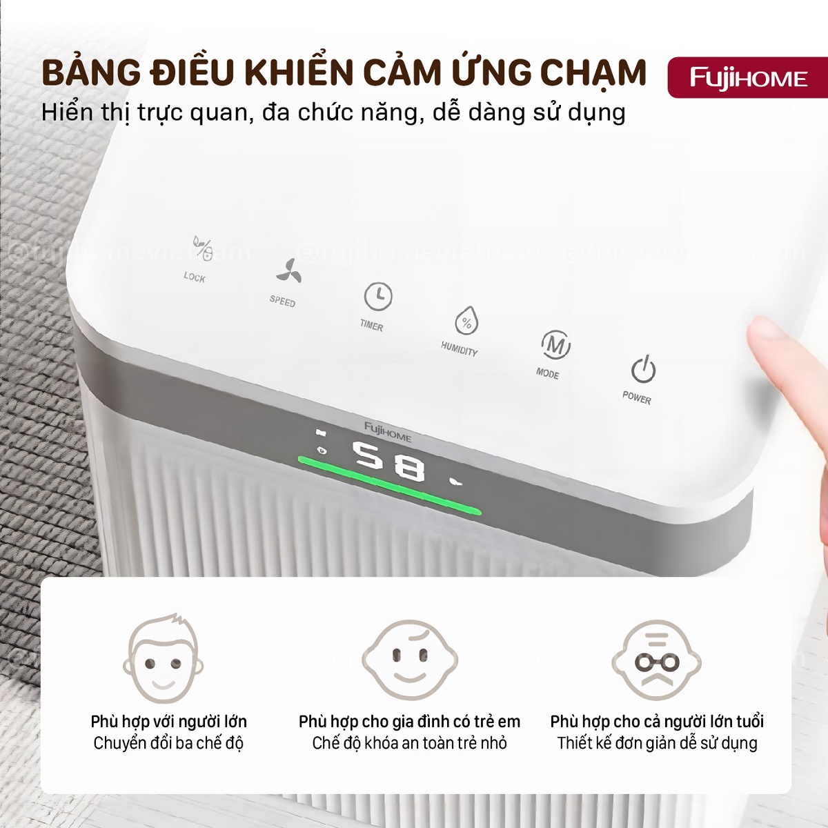 Hình ảnh chi tiết Máy hút ẩm dân dụng Fujihome DH12NW - Ảnh số 21