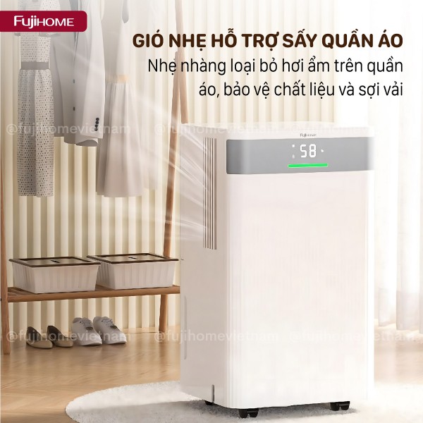 Hình ảnh chi tiết Máy hút ẩm dân dụng Fujihome DH12NW - Ảnh số 3