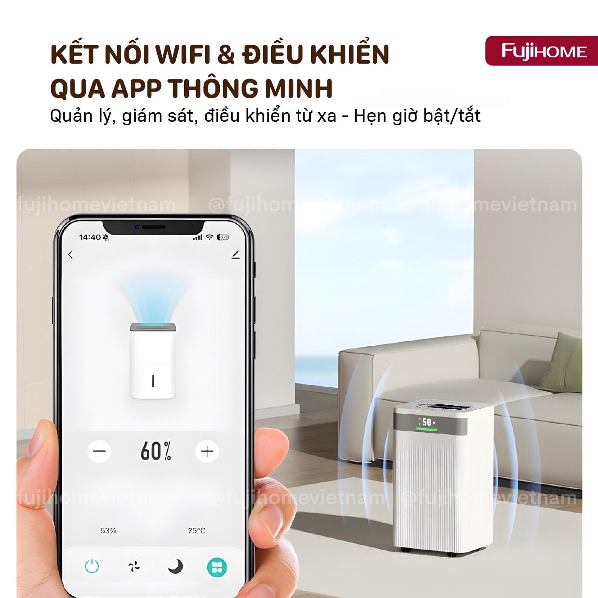 Hình ảnh chi tiết Máy hút ẩm dân dụng Fujihome DH16NW - Ảnh số 17