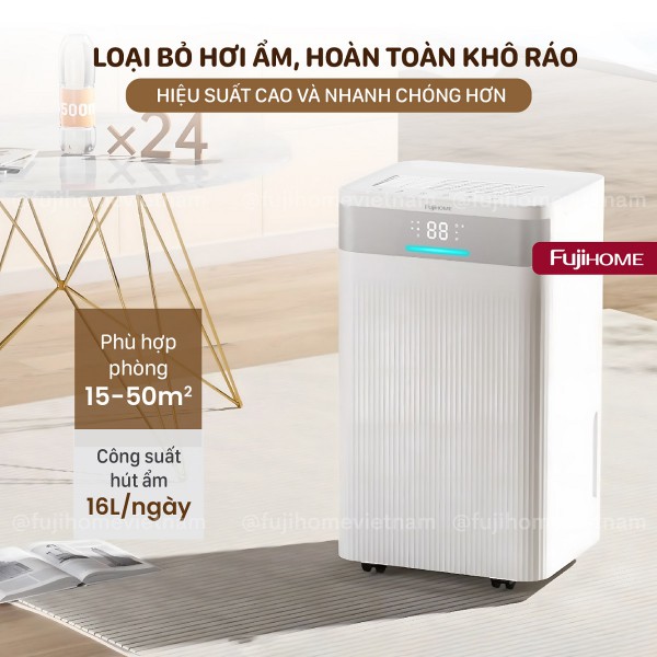 Hình ảnh chi tiết Máy hút ẩm dân dụng Fujihome DH16NW - Ảnh số 8