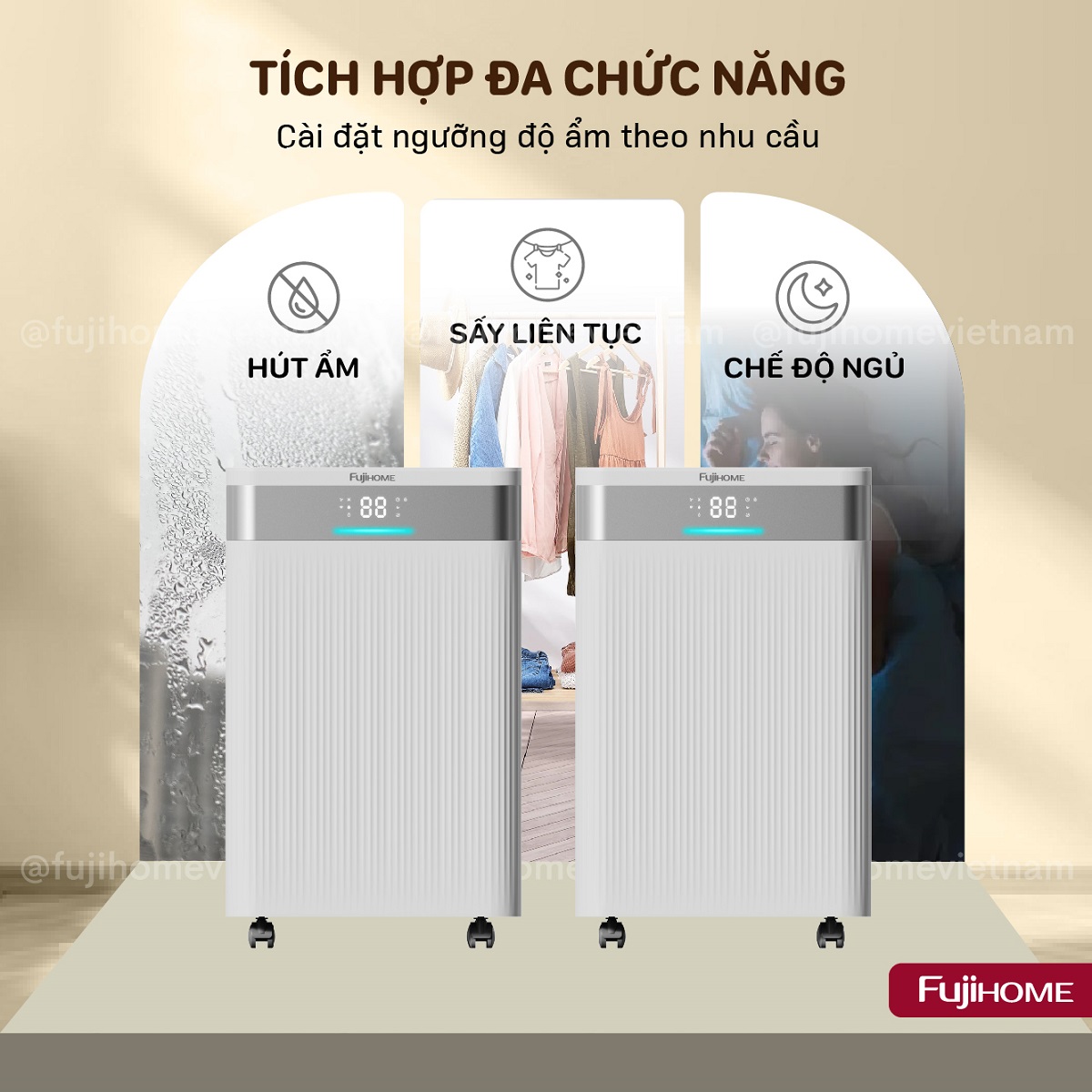 Hình ảnh chi tiết Máy hút ẩm dân dụng Fujihome DH20NW - Ảnh số 19