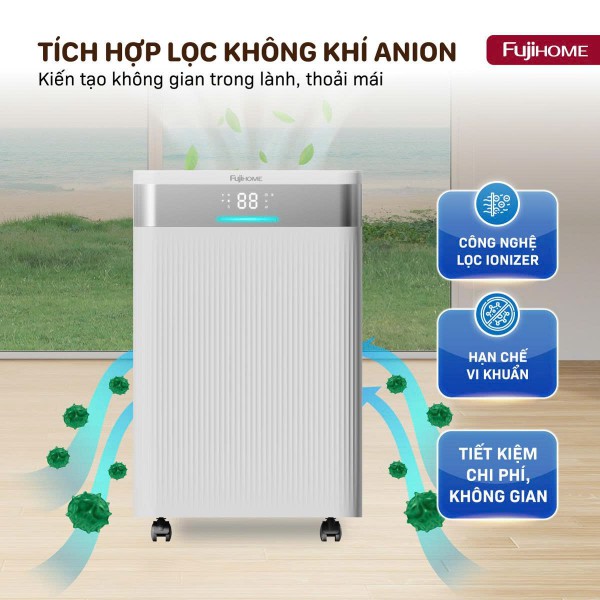 Hình ảnh chi tiết Máy hút ẩm dân dụng Fujihome DH20NW - Ảnh số 6
