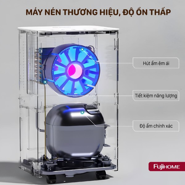 Hình ảnh chi tiết Máy hút ẩm dân dụng Fujihome DH30NW - Ảnh số 7