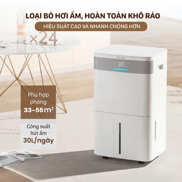 Hình ảnh chi tiết Máy hút ẩm dân dụng Fujihome DH30NW - Ảnh số 9