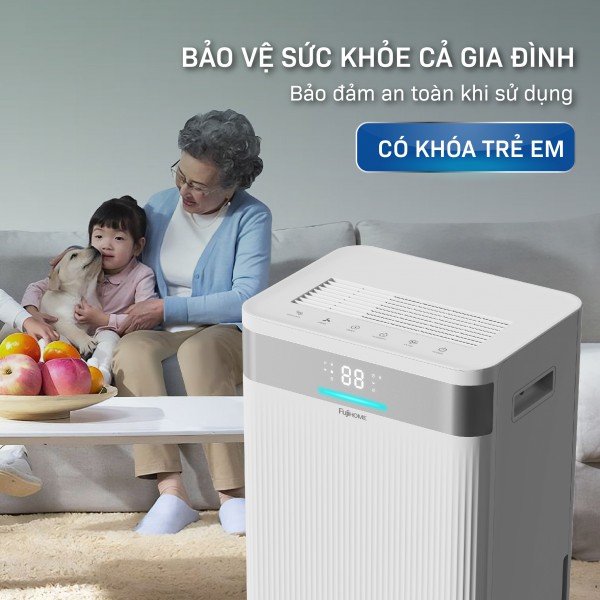 Hình ảnh chi tiết Máy hút ẩm dân dụng Fujihome DH40NW - Ảnh số 5