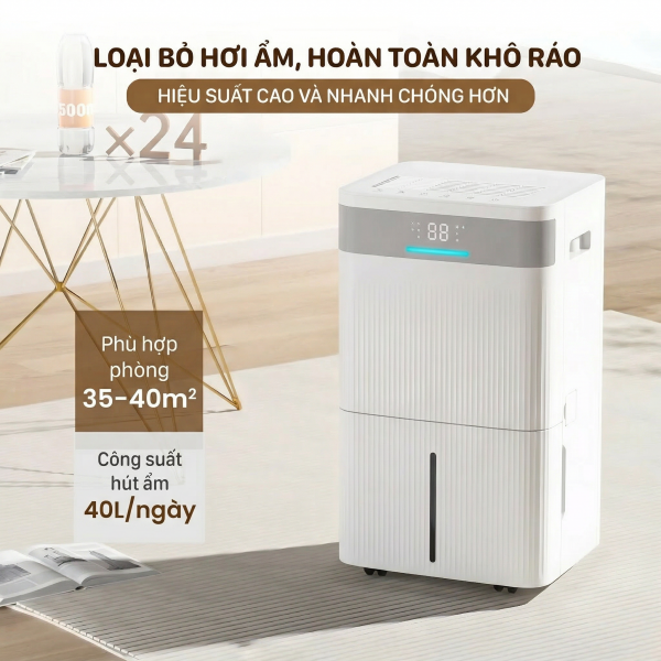 Hình ảnh chi tiết Máy hút ẩm dân dụng Fujihome DH40NW - Ảnh số 7