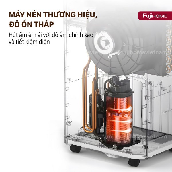 Hình ảnh chi tiết Máy hút ẩm công suất lớn Fujihome DH60W-HEPA - Ảnh số 12