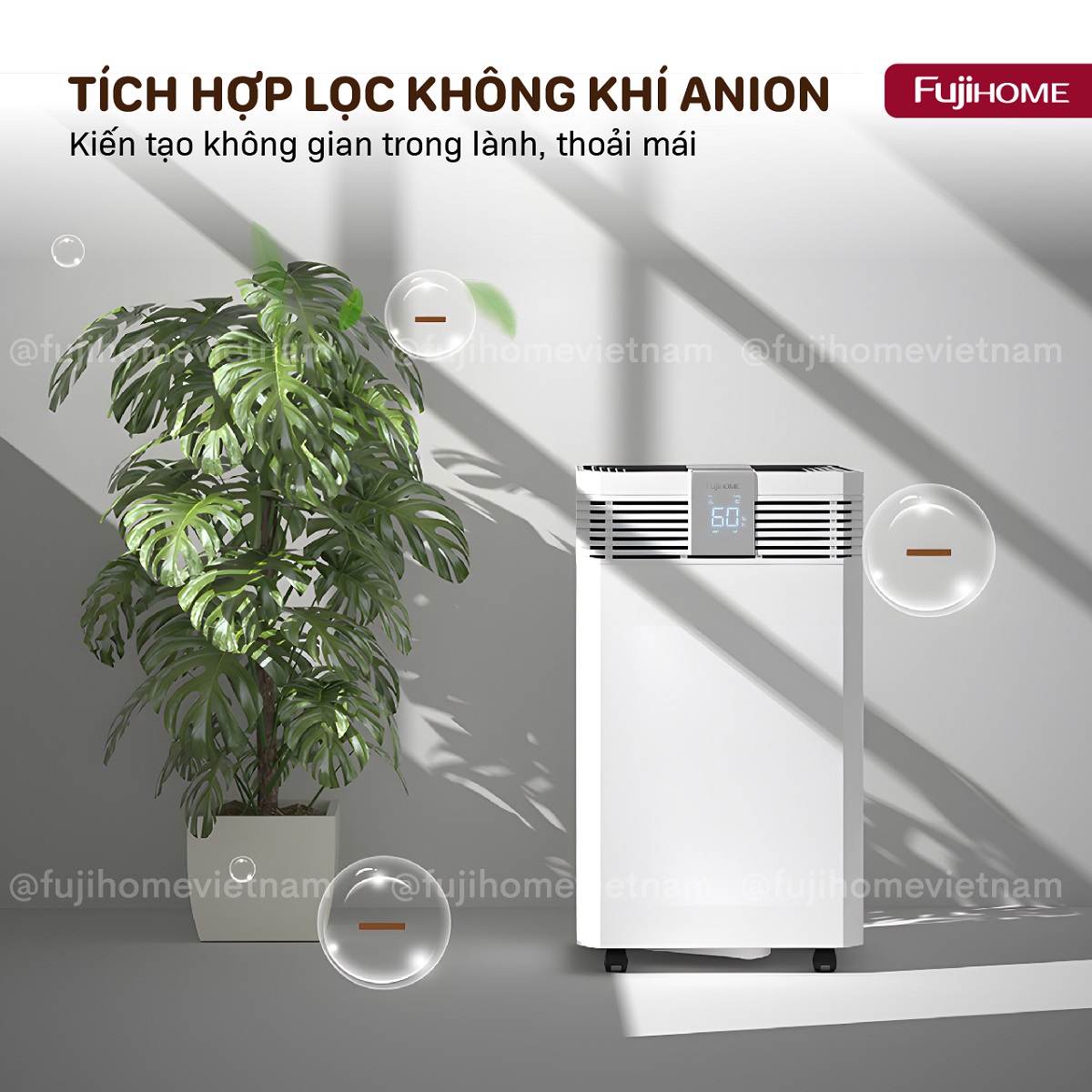 Hình ảnh chi tiết Máy hút ẩm công suất lớn Fujihome DH60W-HEPA - Ảnh số 16