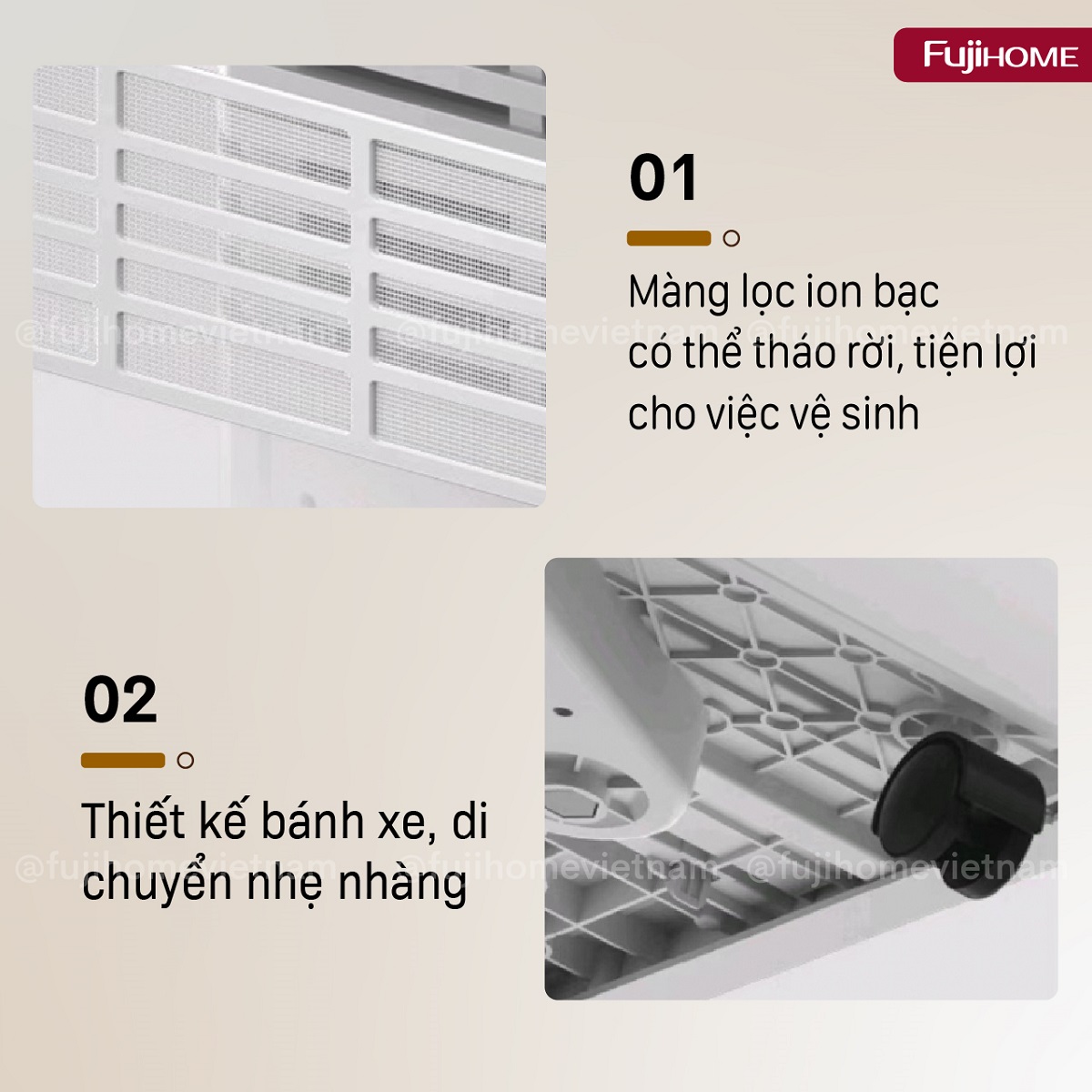 Hình ảnh chi tiết Máy hút ẩm công suất lớn Fujihome DH60W-HEPA - Ảnh số 27