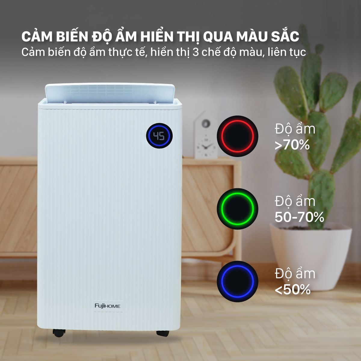 Hình ảnh chi tiết Máy hút ẩm dân dụng Fujihome DH25W-HEPA-NEW - Ảnh số 15