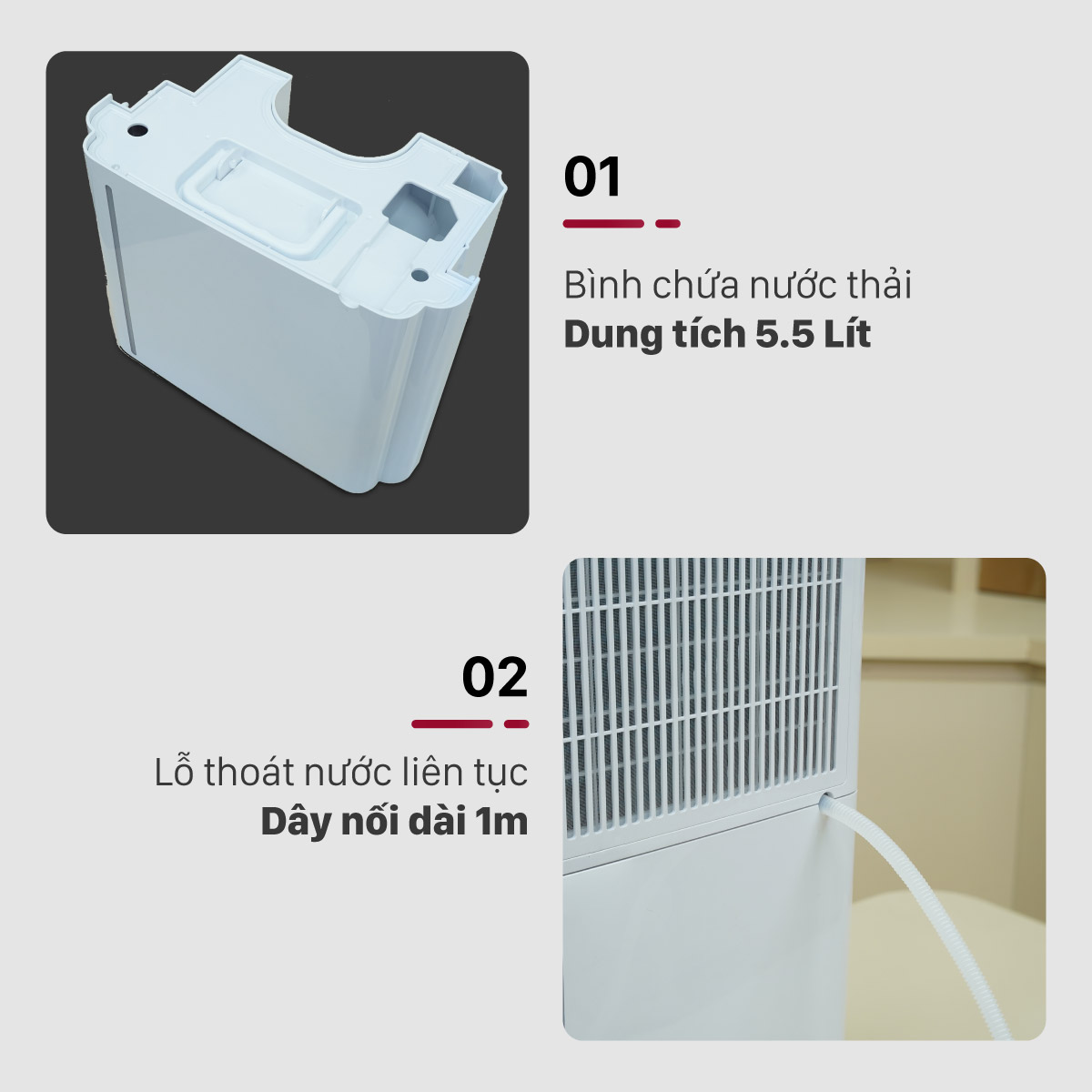 Hình ảnh chi tiết Máy hút ẩm dân dụng Fujihome DH25W-HEPA-NEW - Ảnh số 19