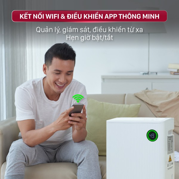 Hình ảnh chi tiết Máy hút ẩm dân dụng Fujihome DH25W-HEPA-NEW - Ảnh số 4