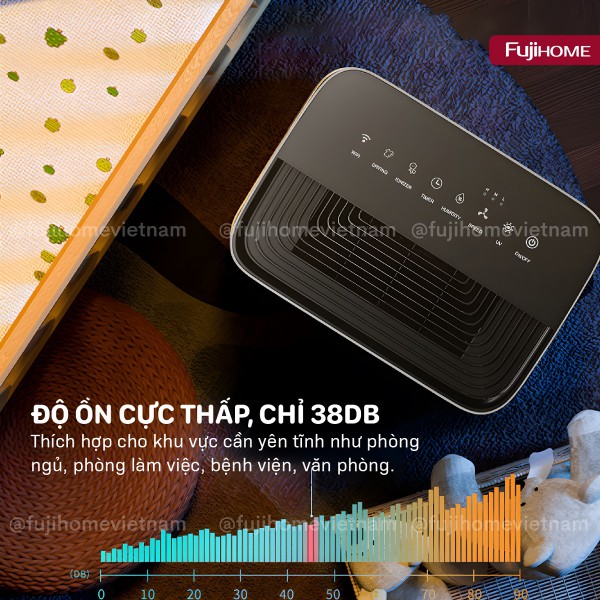 Hình ảnh chi tiết Máy hút ẩm dân dụng Fujihome DH18W-HEPA - Ảnh số 14
